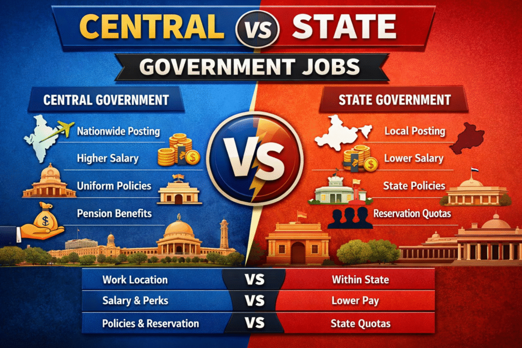 Central and State Government Jobs